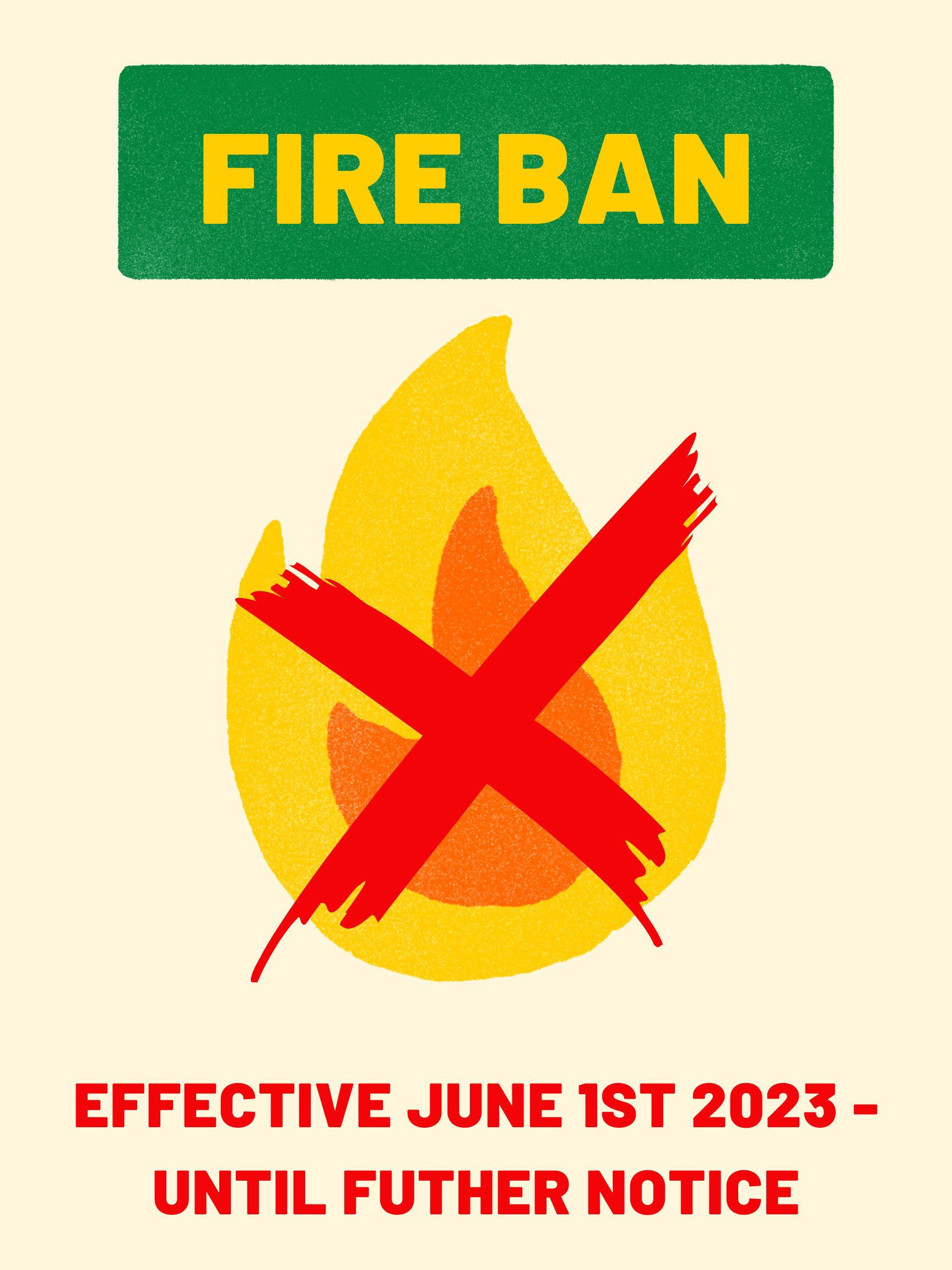 Fire Ban Township of Moonbeam